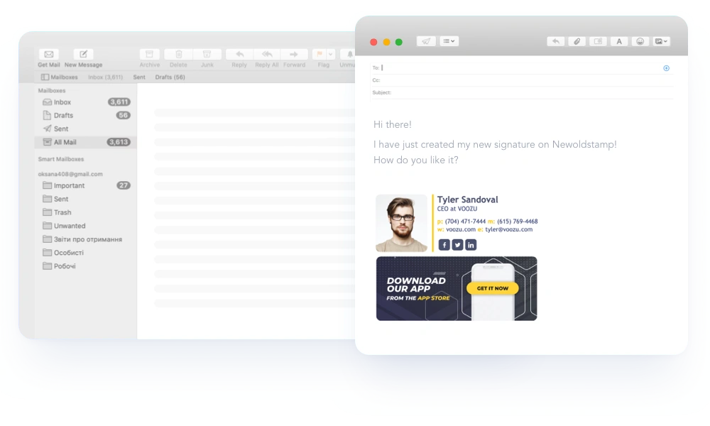 Diseña tu mejor firma de correo electrónico para Apple Mail