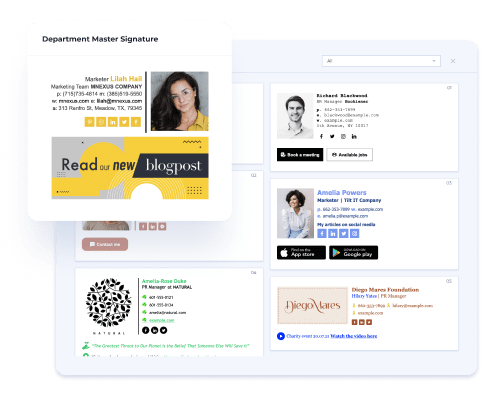 Professional Email Signature Templates