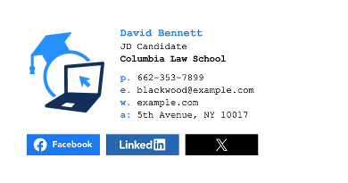 Signature example