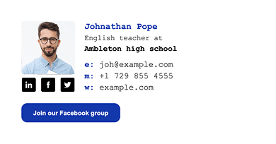 Signature example