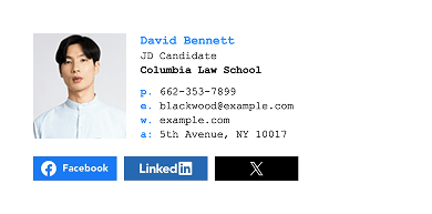 Signature example
