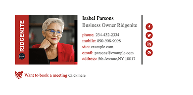 Signature example