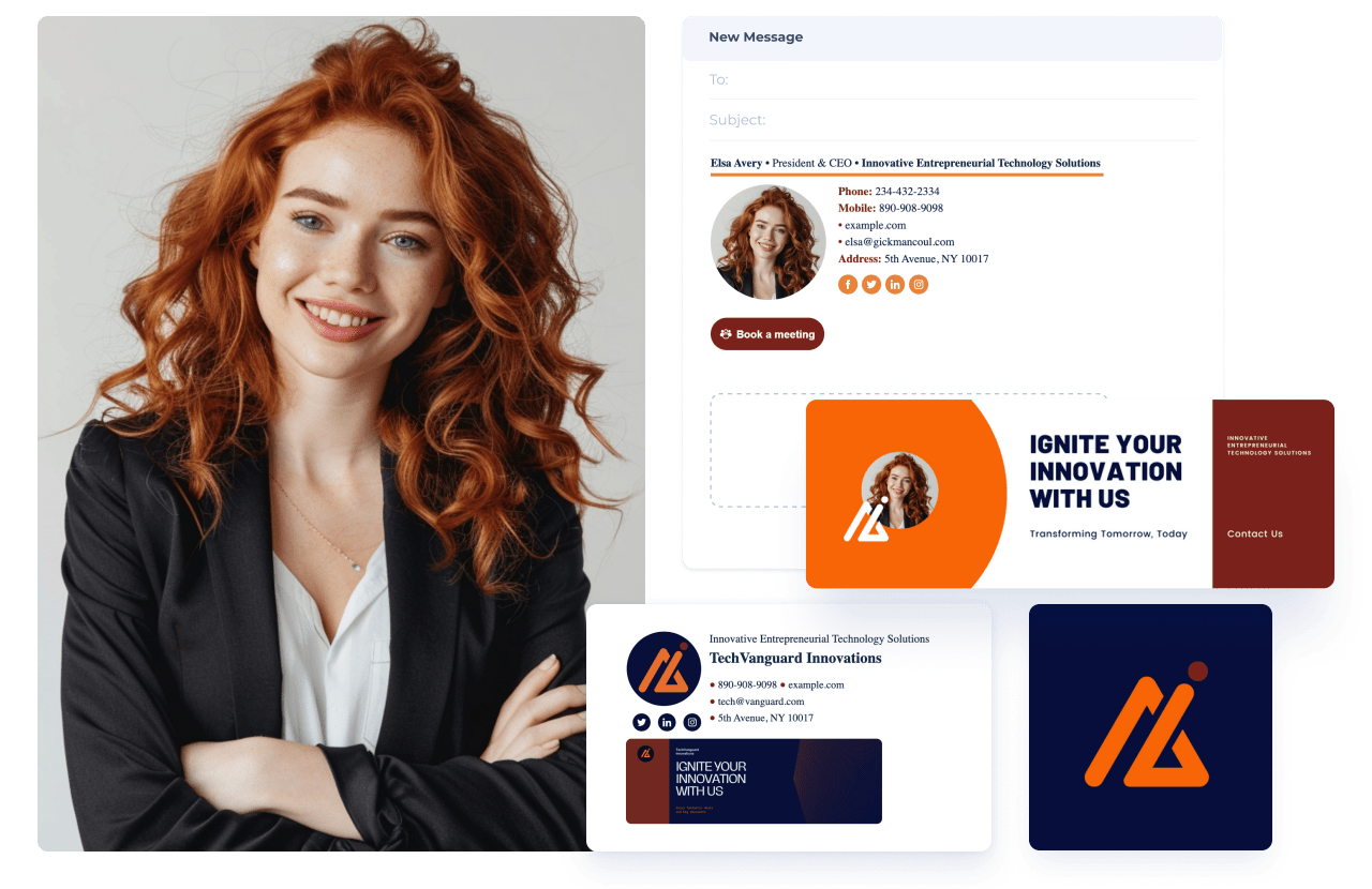 Free Email Signature Generator right section image
