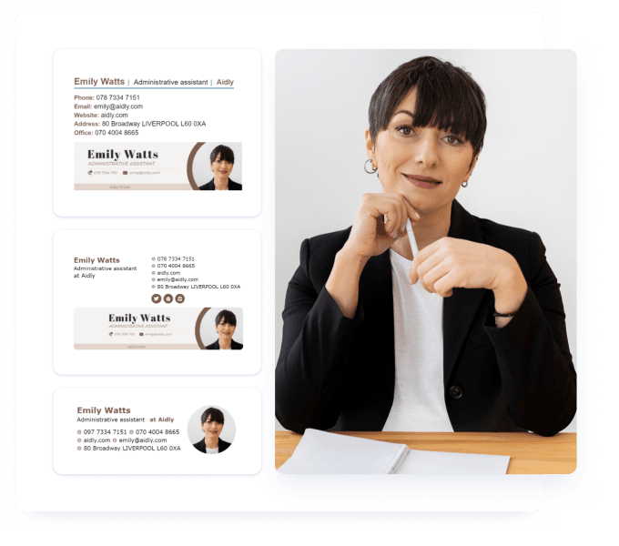 Newoldstamp's email signature examples for executive and administrative assistants