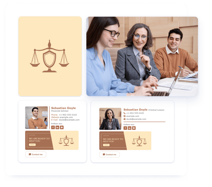 Newoldstamp's email signature examples for Lawyers