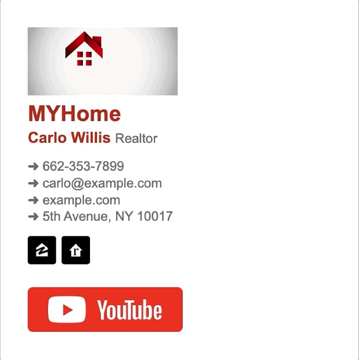 Signature example