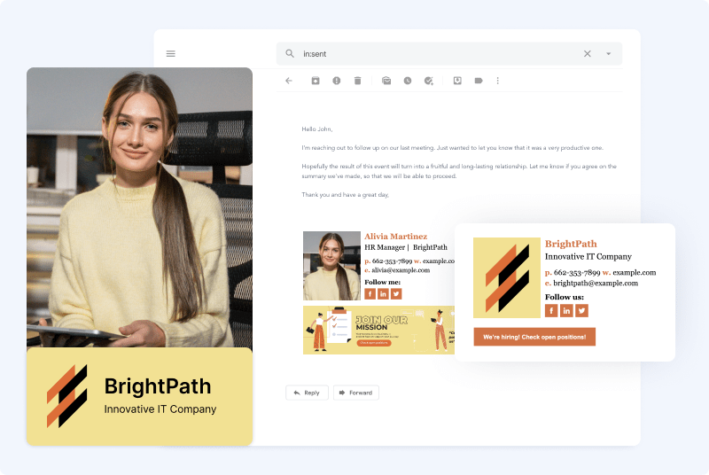 HR Email Signature for Professionals