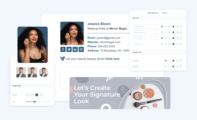 What to Include in a Makeup Artist Email Signature