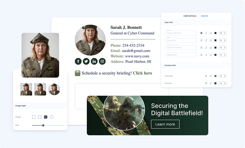 Essential Elements of a Professional Military Signature