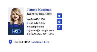 Signature example