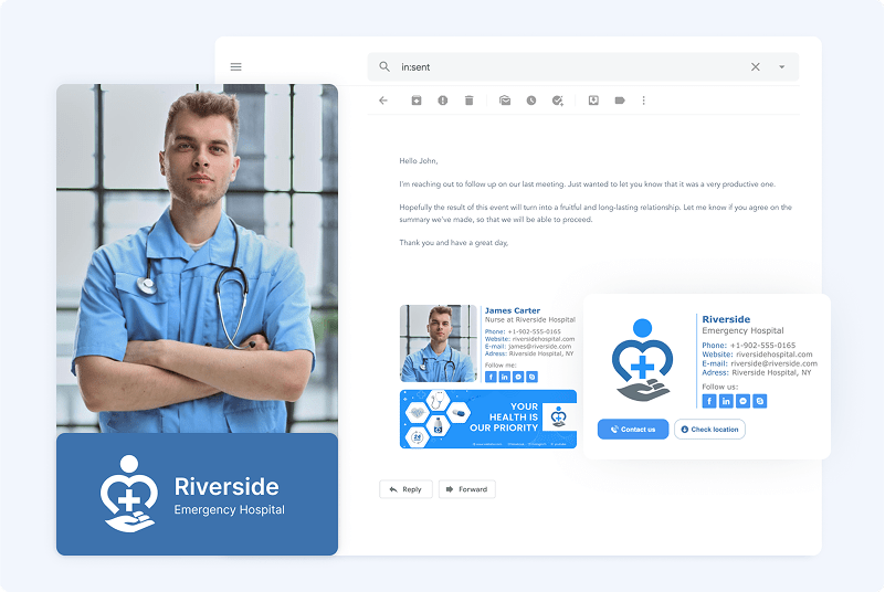 Professional Nurse Email Signature