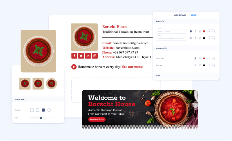 Key Elements of an Effective Restaurant Email Signature