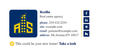 Signature example
