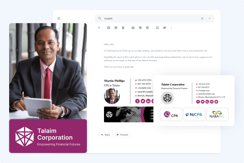 Professional Email Signatures for Accountants
