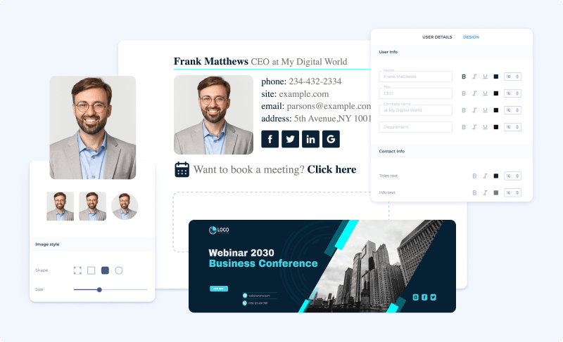 What should a perfect CEO email signature include?