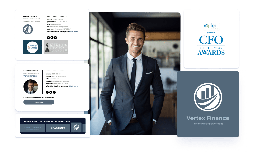 Professional email signatures for CFO/finance executives