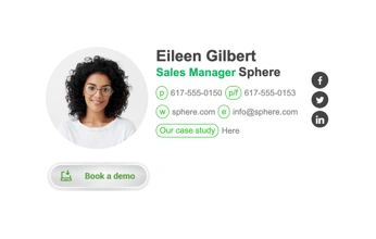 Email signature for sales manager
