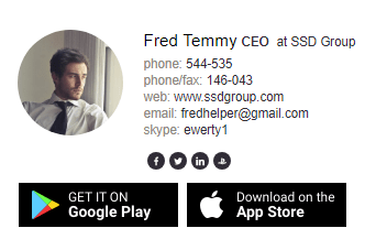 Free Email Signature Examples and Templates - NEWOLDSTAMP
