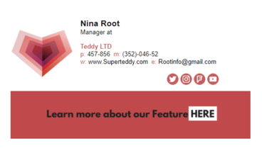 Free Email Signature Examples and Templates - NEWOLDSTAMP