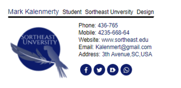 Free Email Signature Examples and Templates - NEWOLDSTAMP