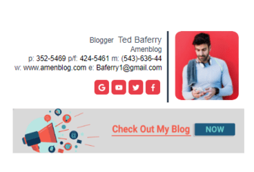 Free Email Signature Examples and Templates - NEWOLDSTAMP