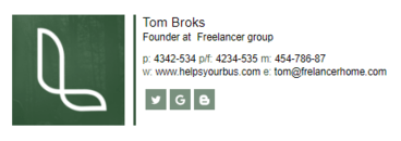 Free Email Signature Examples and Templates - NEWOLDSTAMP
