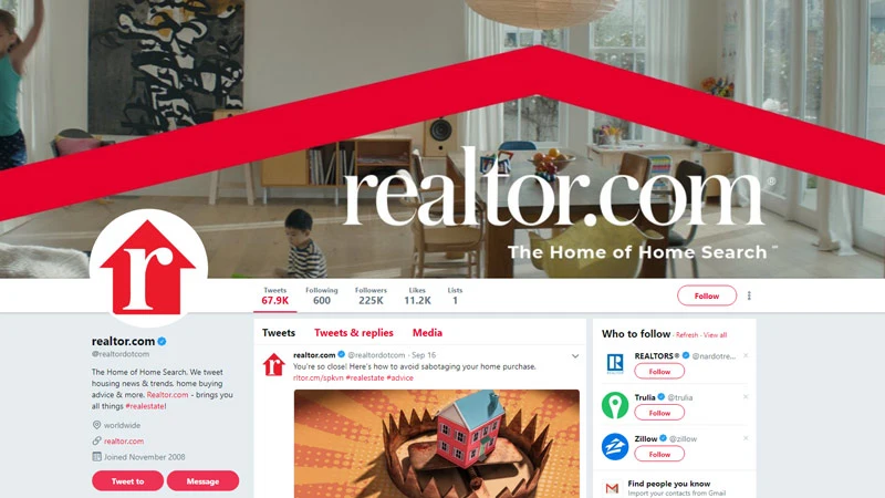 Twitter realtor examples