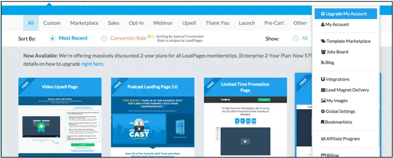 LeadPages  tool