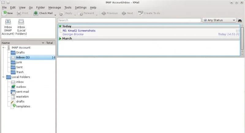 Kmail email client