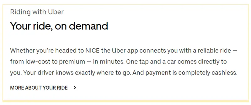 uber product