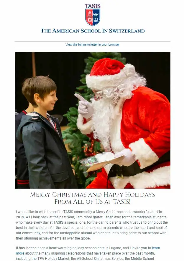 Newsletter by TASIS