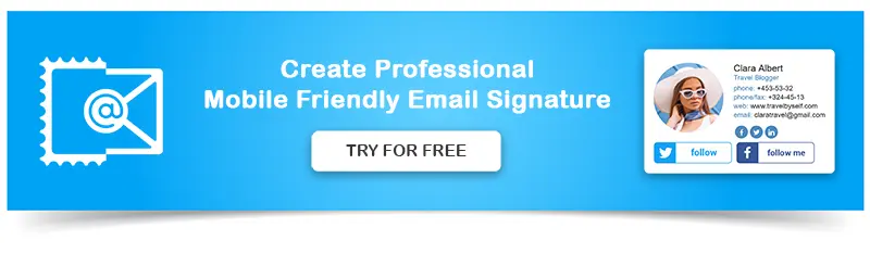 Create Email Signature for Mobile