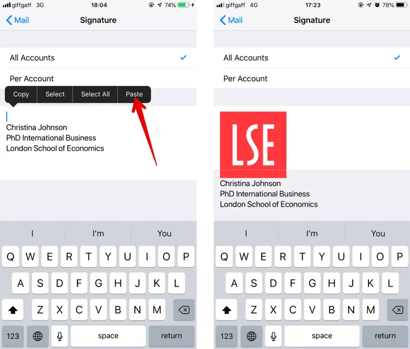 How Do I Add A Picture To My IPhone Email Signature NEWOLDSTAMP