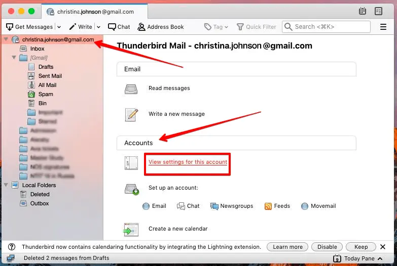 email signature Thunderbird