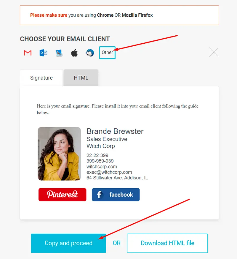 email signature software for gmail mailbird