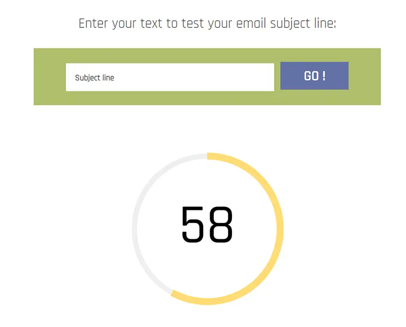 Email Subject Line Grader