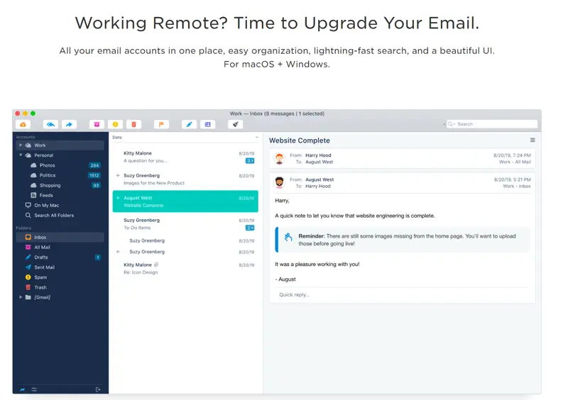 Postbox 5 0 17 – powerful and flexible email client access