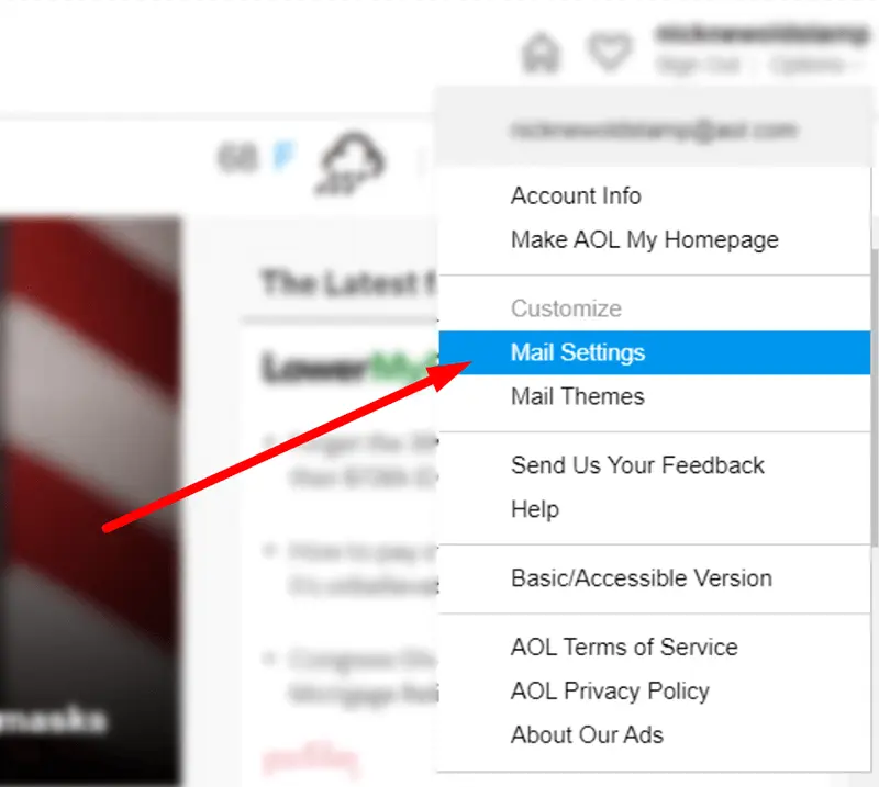aol email settings for spark for mac