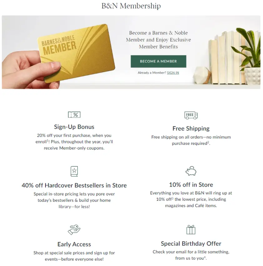 B&B loyalty program