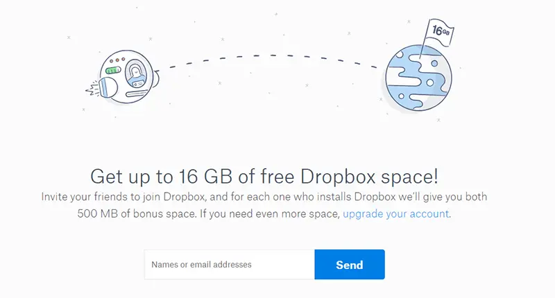 Growth marketing by Dropbox