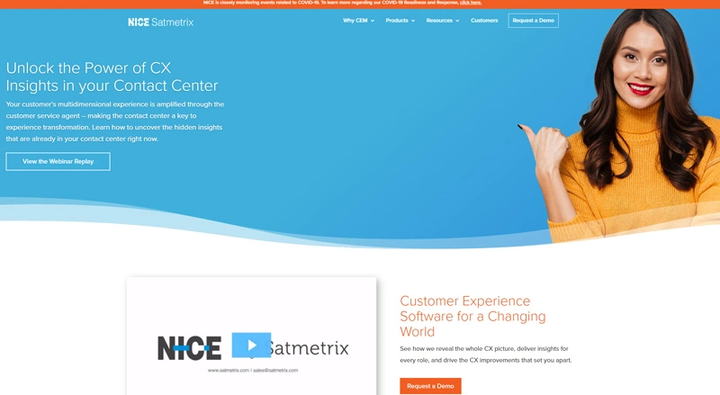 Satmetrix home page