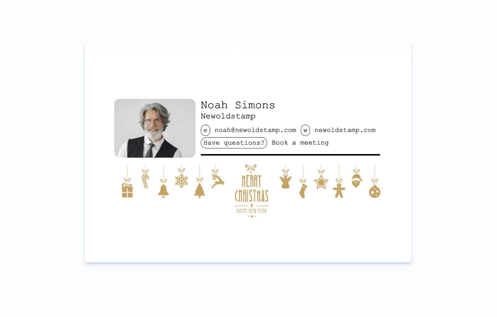 How to Choose a Perfect Christmas Banner for Email Signature? - NEWOLDSTAMP