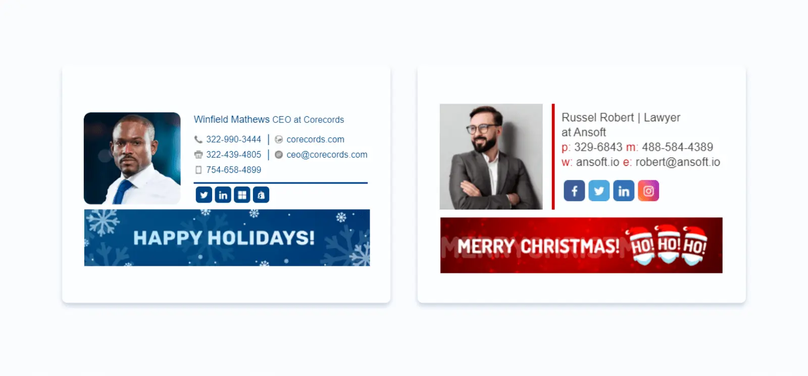 How to Choose a Perfect Christmas Banner for Email Signature? NEWOLDSTAMP