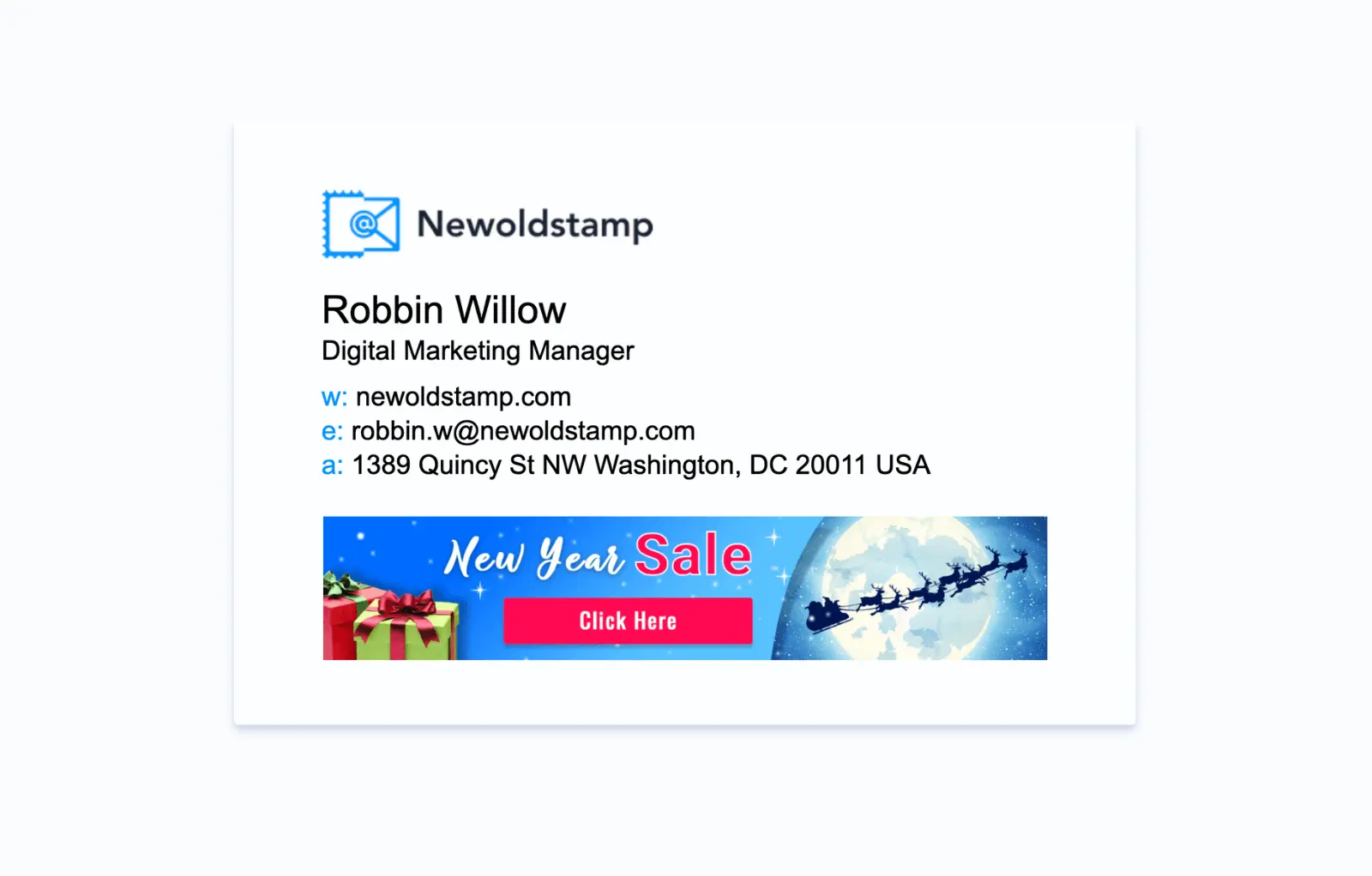 How to Choose a Perfect Christmas Banner for Email Signature? - NEWOLDSTAMP
