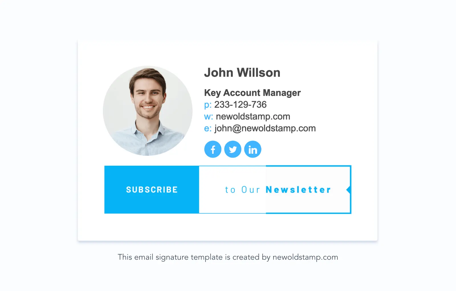 email signature marketing - subscribe to newsletter