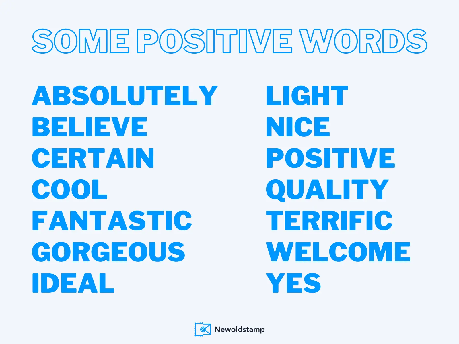 Positive words to use in conversations