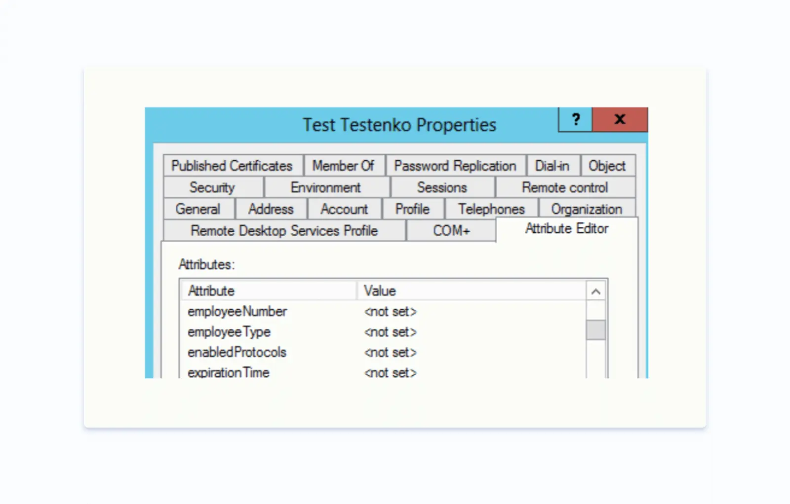 Exchange attributes to use in email sigantures