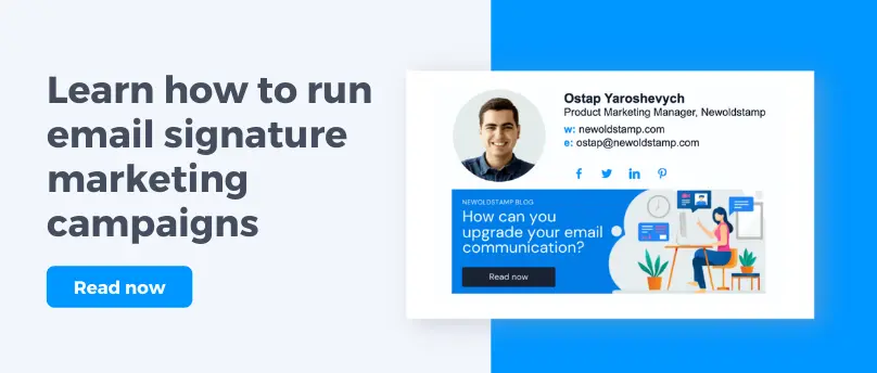 Learn more about email signature marketing
