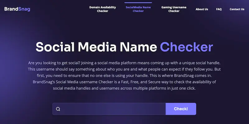 social media checker