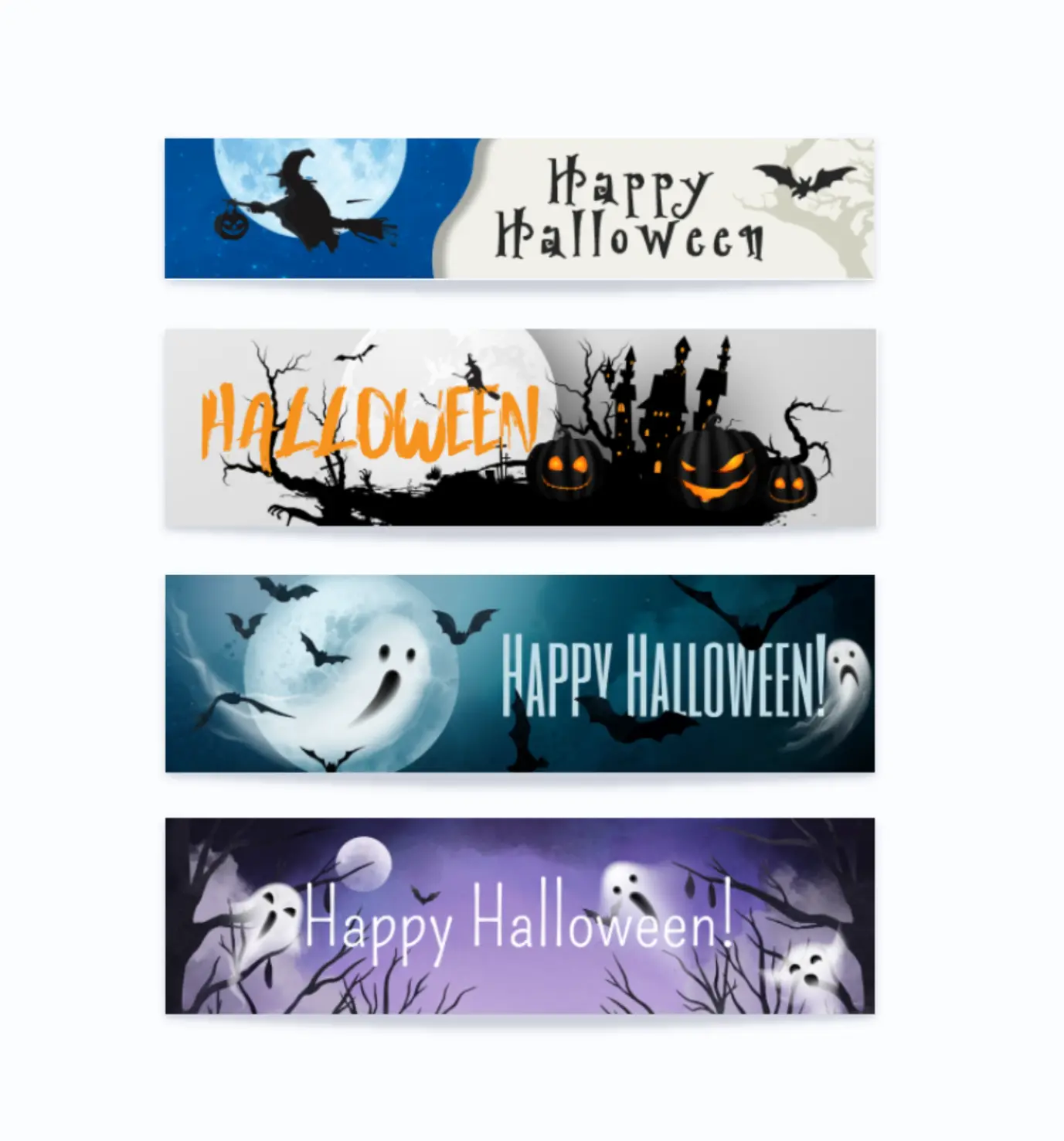 Halloween banners 